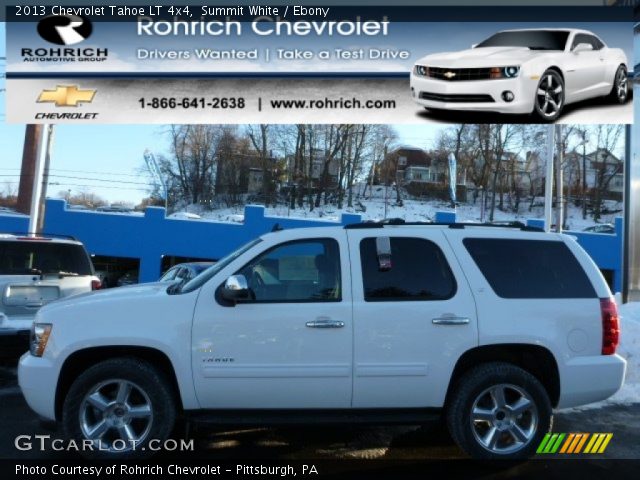 2013 Chevrolet Tahoe LT 4x4 in Summit White