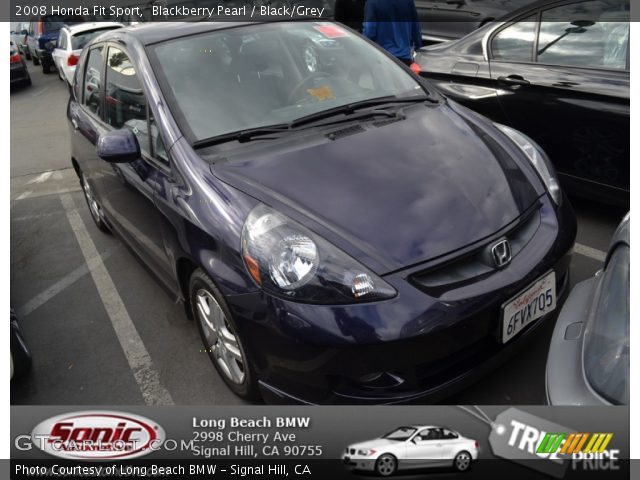 2008 Honda Fit Sport in Blackberry Pearl