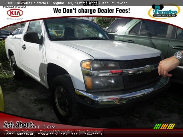 2006 Chevrolet Colorado LS Regular Cab in Summit White