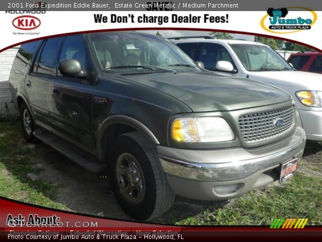 2001 Ford Expedition Eddie Bauer in Estate Green Metallic