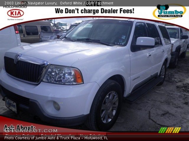 2003 Lincoln Navigator Luxury in Oxford White