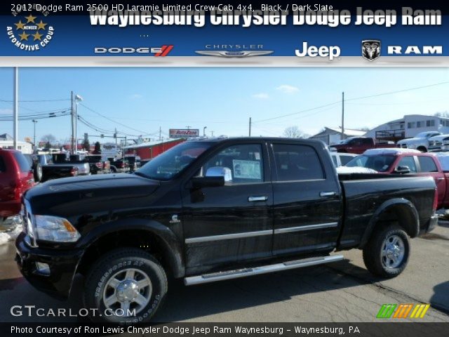 2012 Dodge Ram 2500 HD Laramie Limited Crew Cab 4x4 in Black