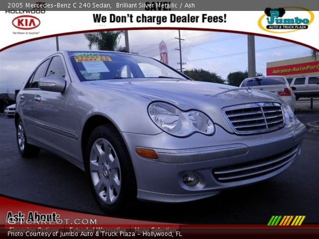 2005 Mercedes-Benz C 240 Sedan in Brilliant Silver Metallic