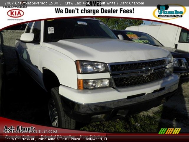 2007 Chevrolet Silverado 1500 LT Crew Cab 4x4 in Summit White