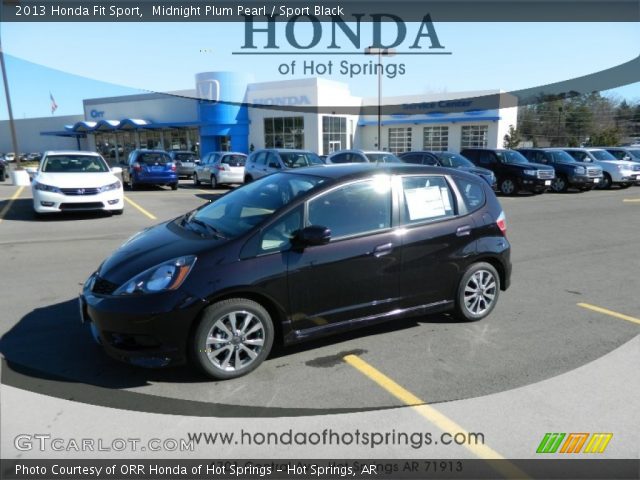 2013 Honda Fit Sport in Midnight Plum Pearl