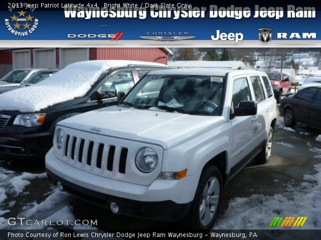 2013 Jeep Patriot Latitude 4x4 in Bright White