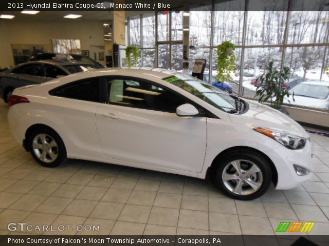2013 Hyundai Elantra Coupe GS in Monaco White