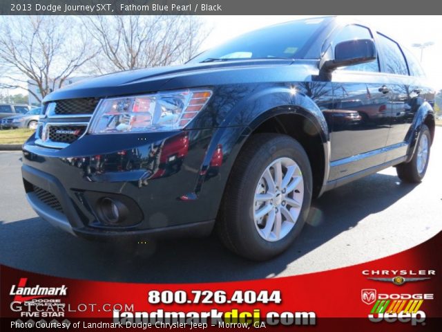 2013 Dodge Journey SXT in Fathom Blue Pearl