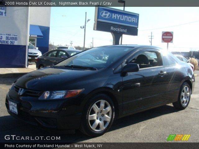 2008 Honda Civic LX Coupe in Nighthawk Black Pearl