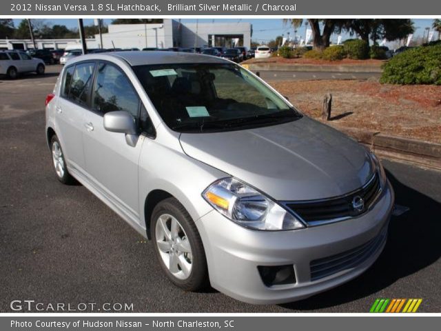 2012 Nissan Versa 1.8 SL Hatchback in Brilliant Silver Metallic