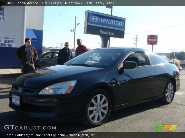 2006 Honda Accord EX V6 Coupe in Nighthawk Black Pearl