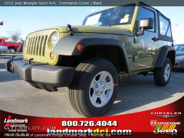 2013 Jeep Wrangler Sport 4x4 in Commando Green