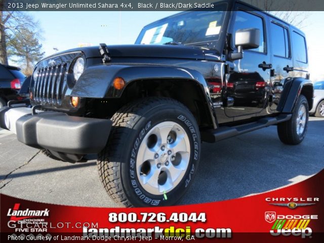 2013 Jeep Wrangler Unlimited Sahara 4x4 in Black