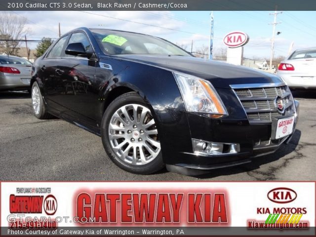 2010 Cadillac CTS 3.0 Sedan in Black Raven