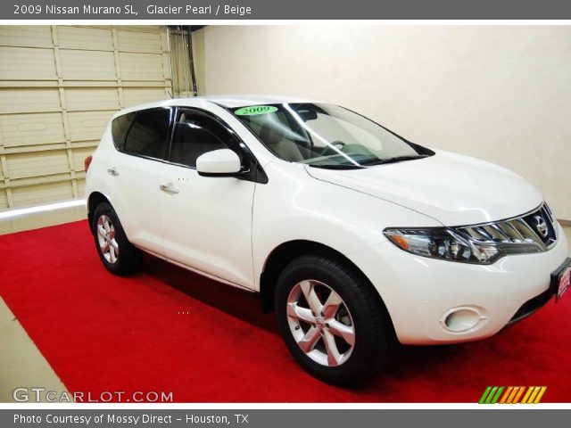 2009 Nissan Murano SL in Glacier Pearl