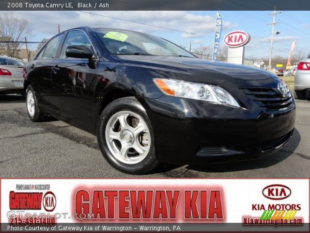 2008 Toyota Camry LE in Black