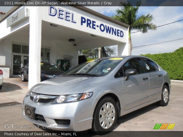 2011 Honda Civic DX-VP Sedan in Alabaster Silver Metallic