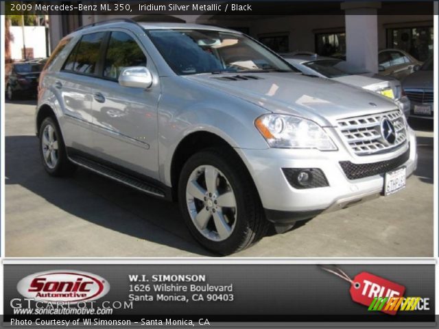 2009 Mercedes-Benz ML 350 in Iridium Silver Metallic