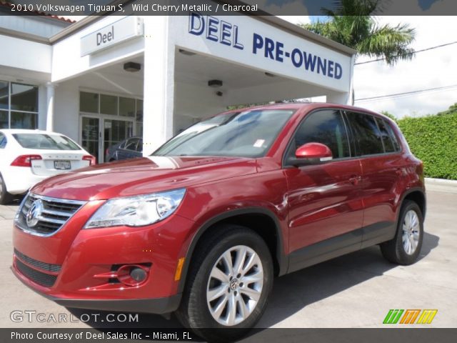 2010 Volkswagen Tiguan S in Wild Cherry Metallic