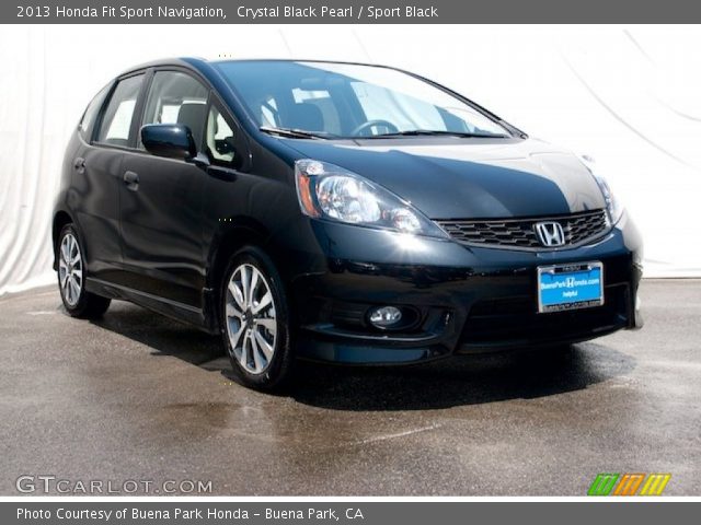 2013 Honda Fit Sport Navigation in Crystal Black Pearl