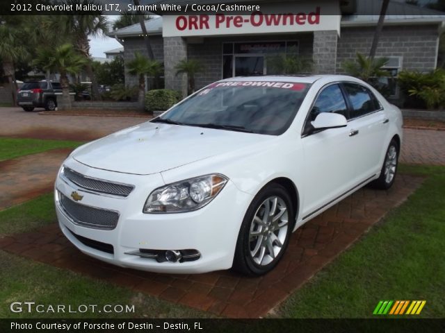 2012 Chevrolet Malibu LTZ in Summit White