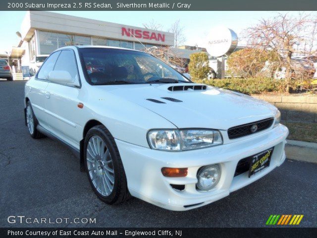 2000 Subaru Impreza 2.5 RS Sedan in Silverthorn Metallic