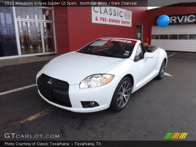 2012 Mitsubishi Eclipse Spyder GS Sport in Northstar White