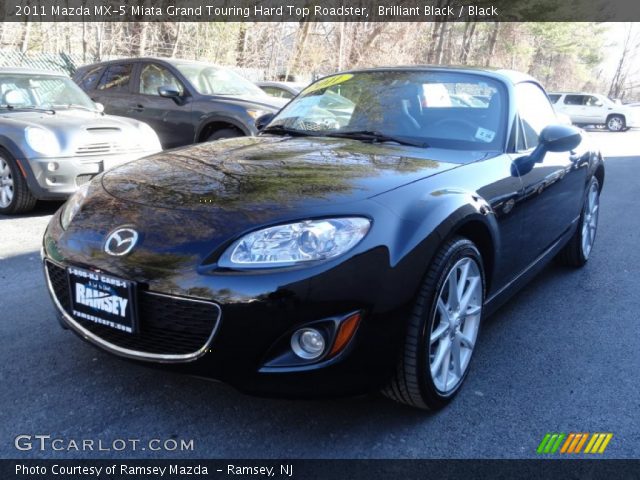 2011 Mazda MX-5 Miata Grand Touring Hard Top Roadster in Brilliant Black