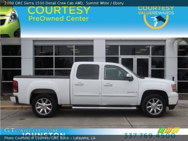 2009 GMC Sierra 1500 Denali Crew Cab AWD in Summit White