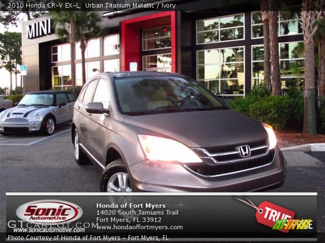 2010 Honda CR-V EX-L in Urban Titanium Metallic