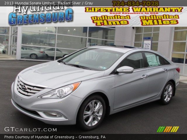 2013 Hyundai Sonata Limited in Radiant Silver