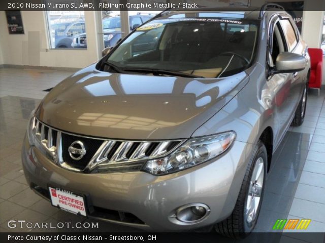 2010 Nissan Murano SL AWD in Platinum Graphite Metallic
