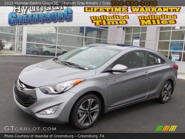 2013 Hyundai Elantra Coupe SE in Titanium Gray Metallic