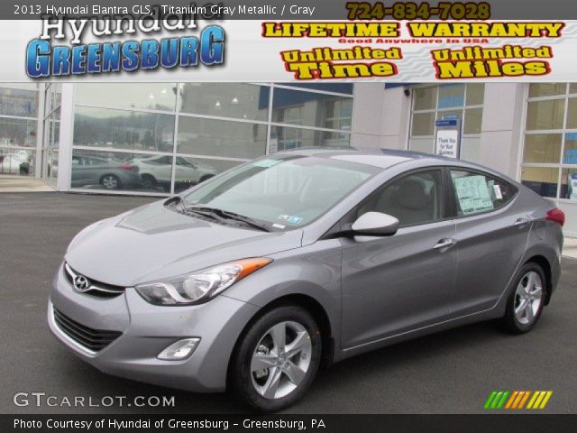 2013 Hyundai Elantra GLS in Titanium Gray Metallic