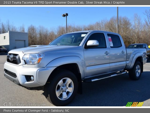 2013 Toyota Tacoma V6 TRD Sport Prerunner Double Cab in Silver Streak Mica