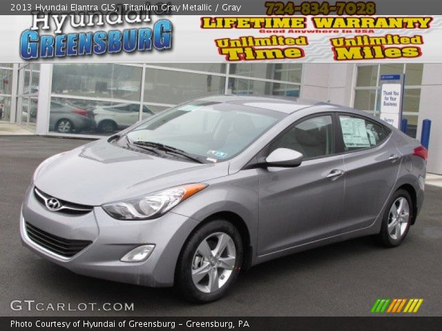 2013 Hyundai Elantra GLS in Titanium Gray Metallic