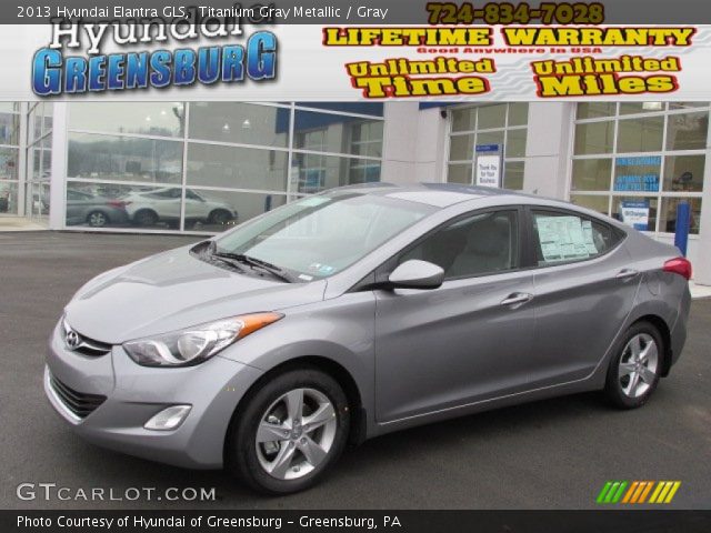 2013 Hyundai Elantra GLS in Titanium Gray Metallic