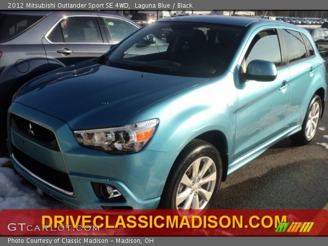 2012 Mitsubishi Outlander Sport SE 4WD in Laguna Blue