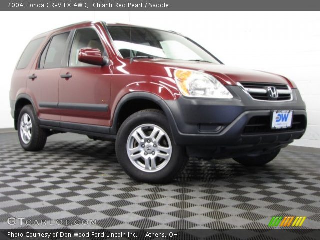 2004 Honda CR-V EX 4WD in Chianti Red Pearl