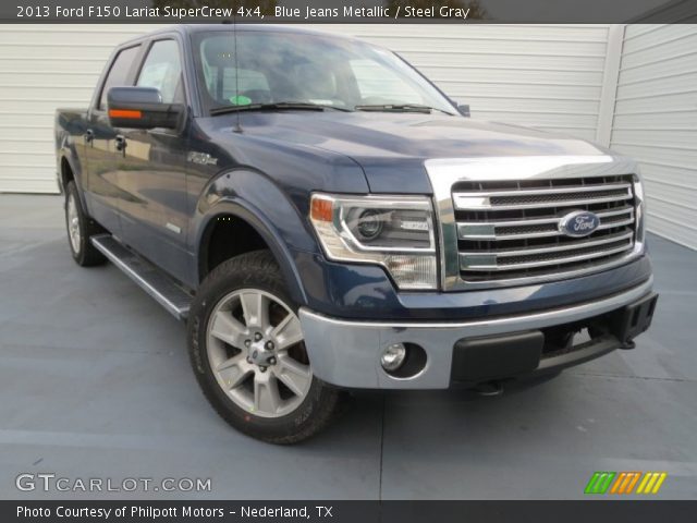 2013 Ford F150 Lariat SuperCrew 4x4 in Blue Jeans Metallic