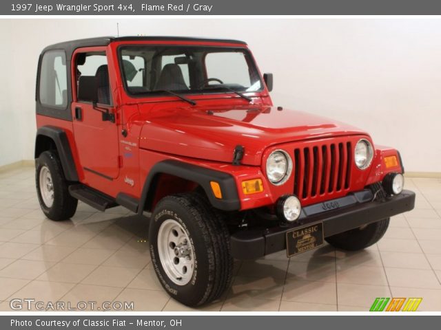 1997 Jeep Wrangler Sport 4x4 in Flame Red