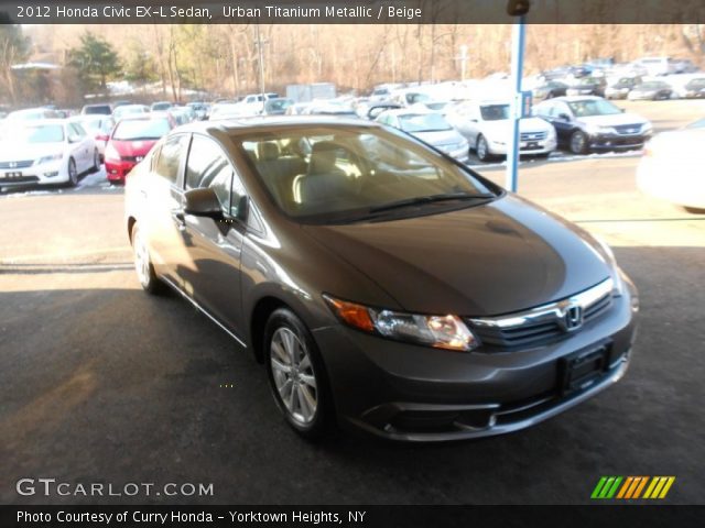 2012 Honda Civic EX-L Sedan in Urban Titanium Metallic