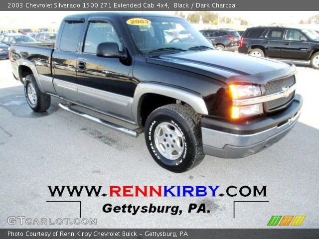 2003 Chevrolet Silverado 1500 Z71 Extended Cab 4x4 in Black