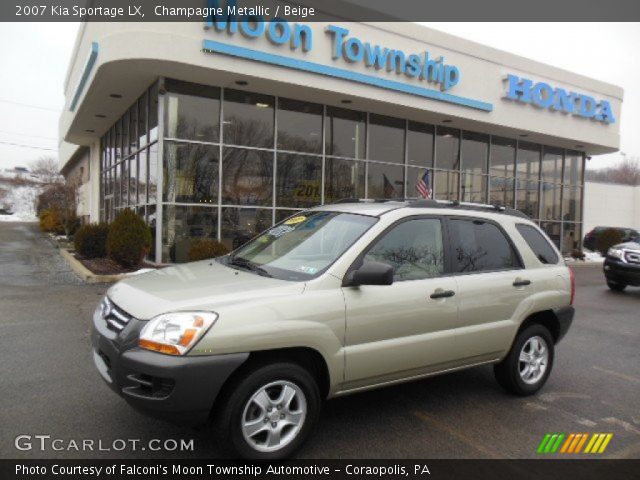 2007 Kia Sportage LX in Champagne Metallic