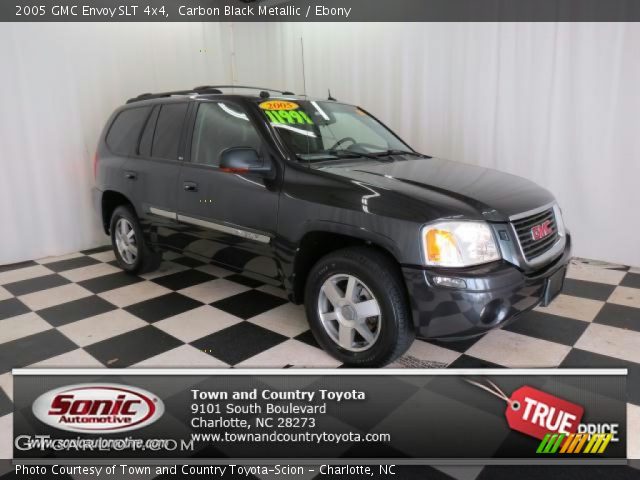 2005 GMC Envoy SLT 4x4 in Carbon Black Metallic