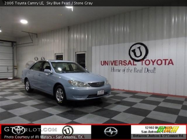 2006 Toyota Camry LE in Sky Blue Pearl