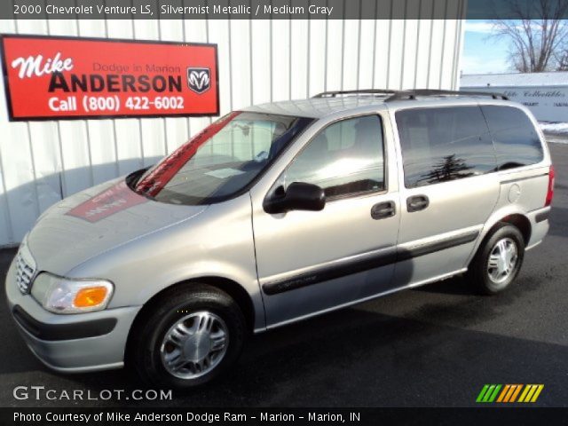 2000 Chevrolet Venture LS in Silvermist Metallic