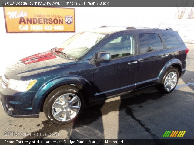 2013 Dodge Journey Crew AWD in Fathom Blue Pearl