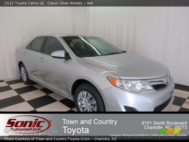 2012 Toyota Camry LE in Classic Silver Metallic