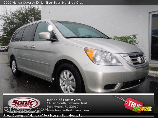2009 Honda Odyssey EX-L in Silver Pearl Metallic